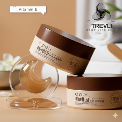 60 Caffeine Collagen Eye Patches – Reduce Dark Circles & Puffiness Fast